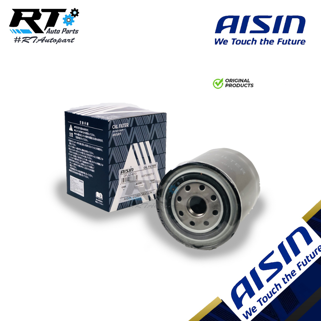 AISIN กรองน้ำมันเครื่อง Isuzu Dmax 2.5 3.0 4JA 4JH เครื่อง Direct (ไม่คอมมอนเรล) ปี01-05 ดีแม็ก / 8-97309927-0