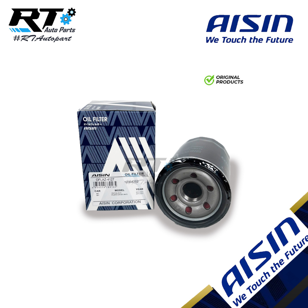 Aisin กรองน้ำมันเครื่อง Mitsubishi All new Triton Pajerosport 2.4 4N15 ปี15-21 / กรองเครื่อง ไทรตัน Pajero / 1230A182