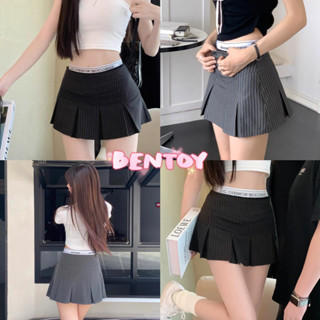 Bentoy(8386)skirts กระโปรงสองชั้น Y2K ผ้าอย่างดี มีซับใน ใส่สบาย