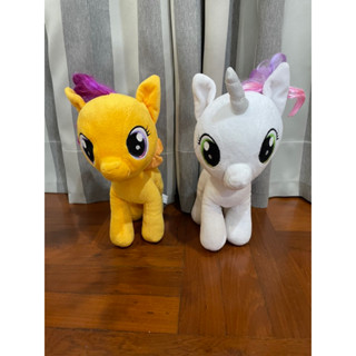 Build A Bear My little Pony Sweetie belle Scootaloo ตุ๊กตา ม้าโพนี่ บิ้วอะแบร์ งานหายาก งานสะสม ลิขสิทธิ์ แท้