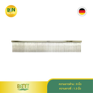 BENN - หวีเหล็ก หวีสัตว์เลี้ยง รุ่น MR-2251 ขนยาวและขนหยาบ ขนาด 9 นิ้ว #MR-2251 Fine/Coarse Comb 9"