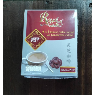 Royal Coffee กาแฟผสมเห็ดหลินจือ 4 in 1 instant coffee mixed