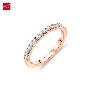 NGG Eternity Diamond 0.03 CT 18K Rose Gold Ring