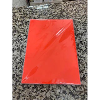 สติกเกอร์สี A4 สติ๊กเกอร์สี PVC [1 แผ่น] รุ่นหนา มันเงา/สีด้าน เอสี่ ขนาด 21x29.7ซม. กันน้ำ ทนแดด Sticker color