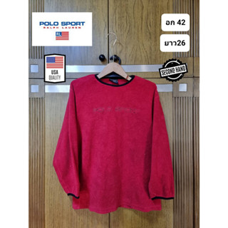 เสื้อกันหนาว Fleece แบรนด์ Polo Sport ของแท้ มือ2