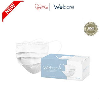 [ของแท้100%] Welcare Mask หน้ากากอนามัยผู้ใหญ่ Level 1 แบบกล่องบรรจุ 50 ชิ้น