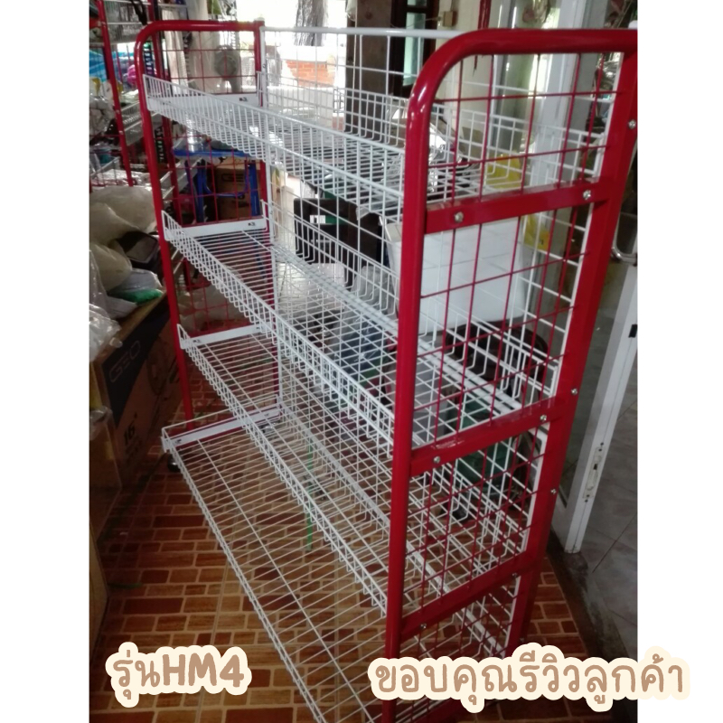 ชั้นมินิมาร์ท เหล็กหนาพิเศษ 2รุ่น 2สี - รูปที่ 6