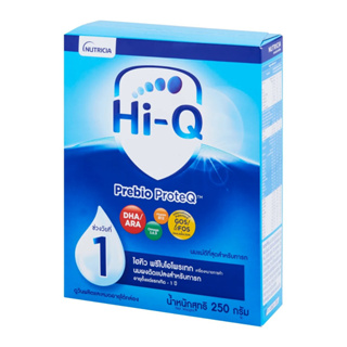 Hi-Q Prebio ProteQ1 นิวทริเซีย ไฮคิว พรีไบโอโพรเทก นมผง สูตรต่อเนื่องสำหรับทารก ช่วงวัยที่ 1-1 ปี ขนาด 250 กรัม 16172