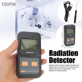 Youpin FS 1000 Digital Geiger Counter เครื่องตรวจจับรังสีนิวเคลียร์ Beta Gamma X Ray เครื่องตรวจจับรังสีกัมมันตภาพรังสีสีดำ