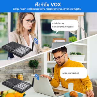 🔥ส่งไวจากไทย🔥Daytech วิทยุสื่อสาร อินเตอร์คอม ไร้สาย อินเตอร์คอม Intercom ระยะทาง 1 กม CI02