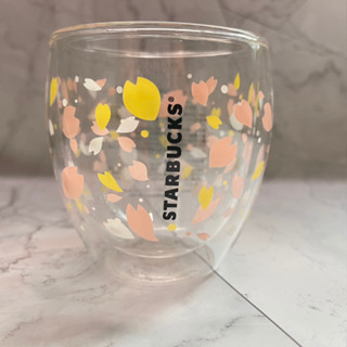 Starbucks JAPAN 2015 Sakura Double Wall Glass 250ml. ของแท้ พร้อมส่ง