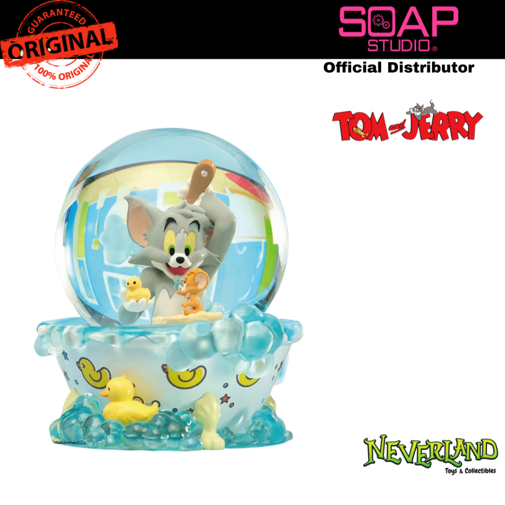 Soap Studio Tom and Jerry Bath Time Snow Globe