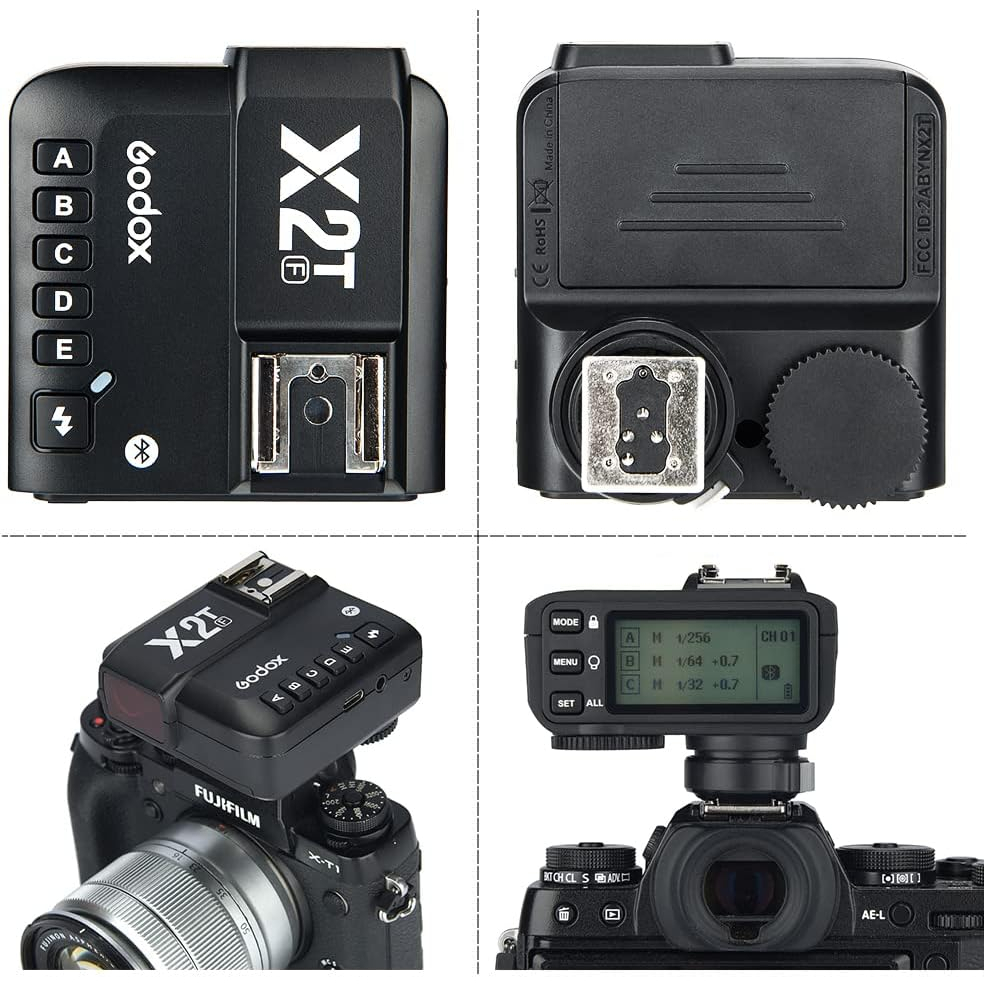 Godox Trigger X2T TTL , Wireless Flash Trigger 2.4GHz สามารถตั้งค่าต่างๆ ผ่านมือถือ โดยเชื่อมต่อ บลุทุธ รับประกัน 1 ปี