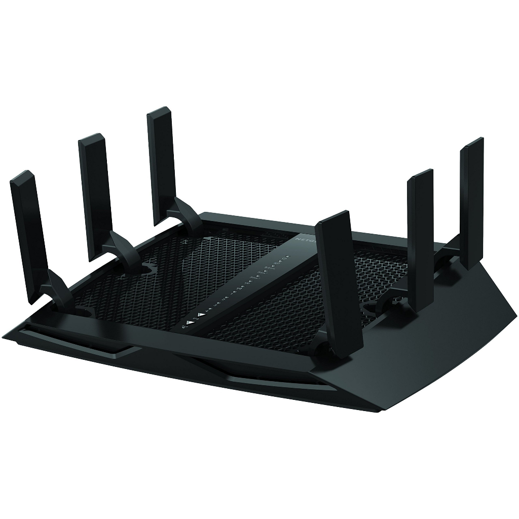 Netgear R8000 X6 Nighthawk AC3200 Tri-Band WiFi Router 3.2Gbps Tri-Band รองรับ Media Streaming, NAS