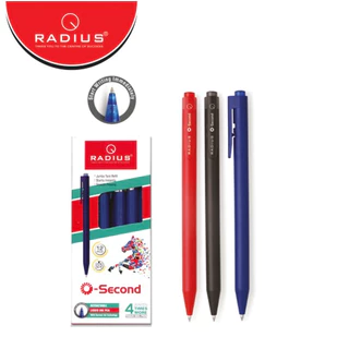 ปากกาเจล O-SECOND Radius ตัวน้ำหมึกจากเยอรมัน ขนาด 0.5mm.(ราคาต่อ 12 ด้าม)