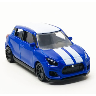 Majorette Suzuki Swift Sport - White Roof - Dark Blue ล้อ 5UB Scale 1/56 (8cm) ไม่มี package