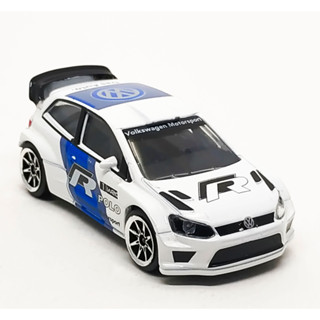 Majorette Volkswagen Polo R WRC - Cleared Window White ล้อ 8S Scale 1/57 (8cm) ไม่มี package