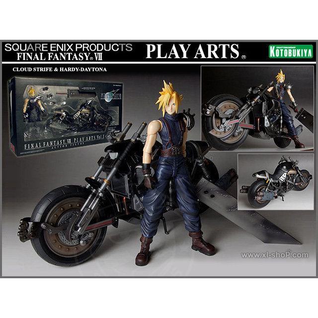 Final Fantasy VII Play Arts Vol.1 Action Figure Cloud Strife &amp; hardy-DAYTONA