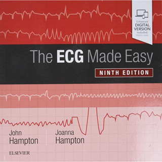 [หนังสือ] The ECG Made Easy / Practical / 150 Cases คลื่นไฟฟ้าหัวใจ plearn ekg ezy card ครอบครัวตัวคลื่น english book