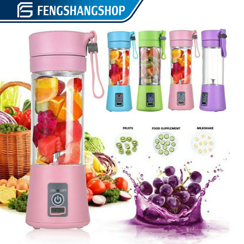 เครื่องปั่นแบบพกพา เครื่องคั้นน้ำผลไม้ Blender USB ที่คั้นมะนาวสด Electric Juicer มัลติฟังก์ชั่น เครื่องทำน้ำผลไม้ เครื่