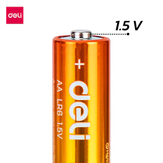 Deli ถ่าน ถ่านAA ถ่านAAA ถ่านถ่านอัลคาไลน์ ถ่าน1.5v ถ่านไฟฉาย LR6 ถ่านแพ็ค 24ก้อน Alkaline Battery
