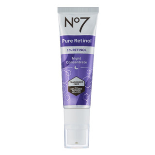 No7 Pure Retinol 1% Retinol Night Concentrate 30 ML นัมเบอร์เซเว่น เพียว เรตินอล 1% เรตินอล ไนท์ คอนเซ็นเทรท 30 มล.