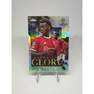 Anthony Elanga RC Chasing Glory Insert Topps Chrome UCL 2021-22