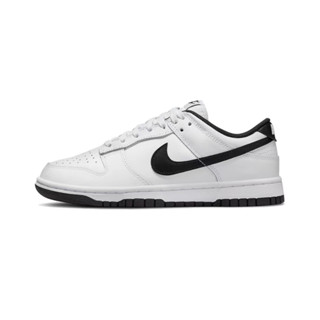 Nike Dunk Low "Reverse Panda" "White and black" ของแท้ 100% แลกเปลี่ยนอย่างรวดเร็ว