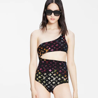 LOUIS VUITTON NEON ONE PIECE SWIMSUITS ชนช็อป ชุดว่ายน้ำ วันพีช สวยแซ่บ หลุยส์