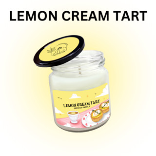 Melty.diary - Lemon Cream Tart Soy Wax Candle เทียนหอมไขถั่วเหลืองแบบกระปุก 150g