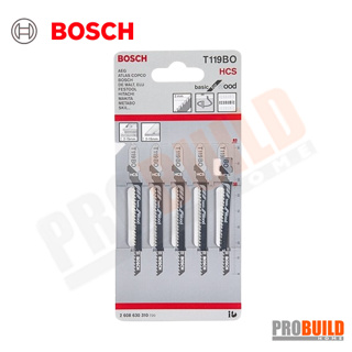 ใบเลื่อยจิ๊กซอ BOSCH T119BO(ตัดไม้โค้ง)