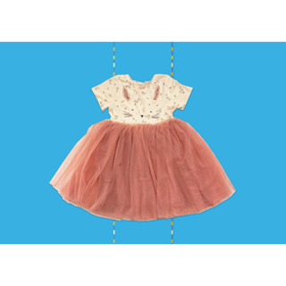 ✅ [6-7Y] Next Tutu Dress ชุดเดรส ทูทู สีโอรส