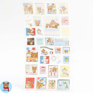 สติ๊กเกอร์ สแตมป์ Sticker RILAKKUMA Stamp น่ารัก