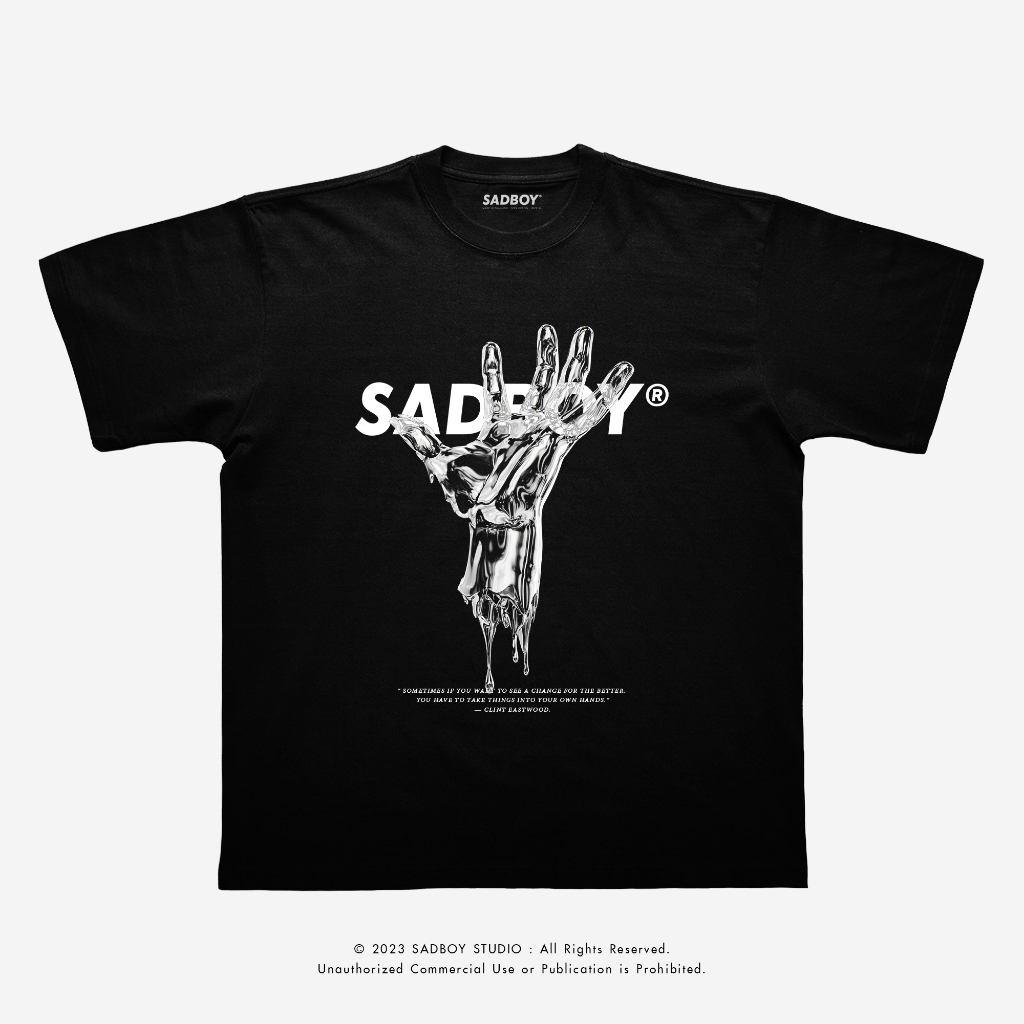 SADBOY® | Own hand | Semi-Oversized | 100% Organic Cotton