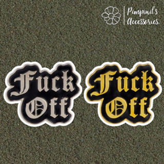 ʕ •ᴥ•ʔ ✿ พร้อมส่ง : เข็มกลัดเซ็ทข้อความคำพูด F*ck Off | F*ck Off Quotes Enamel Brooch Pin Set.