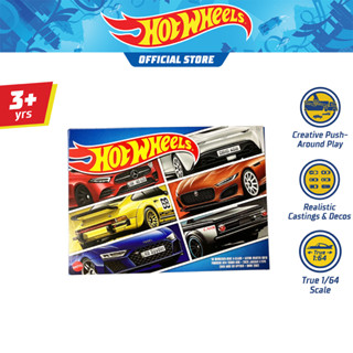 Hot Wheels European Car Culture Multi Pack ฮอตวีล รถรุ่นโมเดลยุโรปกล่อง 6  คัน (HLK51 (9796)