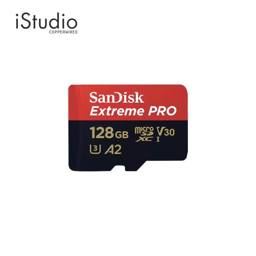 SANDISK เมมโมรี่การ์ด SanDisk Extreme Pro microSDHC 128GB U3 | iStudio by copperwired