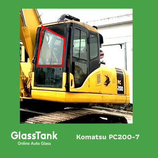 กระจกขวาใหญ่ตรง โคมัตสุ  Komatsu pc200/7 กระจกแม็คโคร