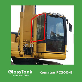 กระจกขวาใหญ่ โคมัตสุ Komatsu pc200/8 กระจกแม็คโคร