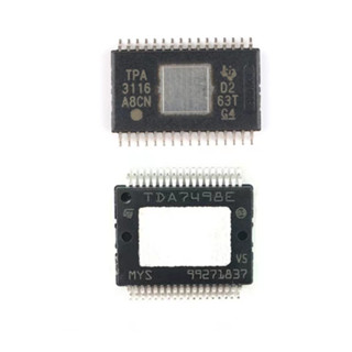 ชิปเครื่องขยายเสียง TPA3116D2 TDA7498e 502t tb21 ht21 IC แอมป์จิ๋ว อะไหล่บลูทูธdiy