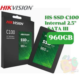 960GB SSD (เอสเอสดี) Hikvision (HS-SSD-C100) Internal 2.5" SATA III 6 Gb/s SOILD STATE DRIVER (3Y)