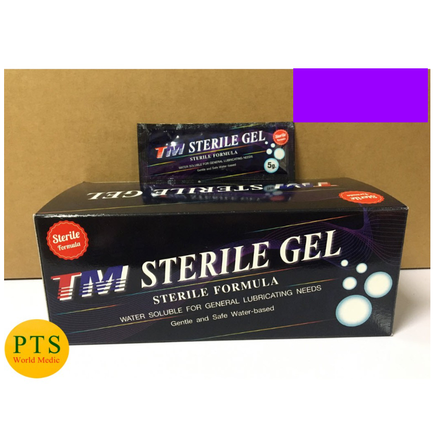 TM Sterile Lubricating Jelly 6 g เจลหล่อลื่นชนิดซองปราศจากเชื้อ ใช้ครั้งเดียวทิ้ง (50 ซอง/กล่อง)