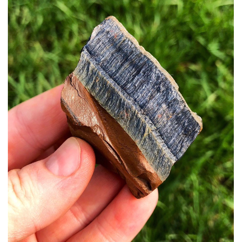 1 Pc Raw Blue Tigers Eye 2-4 cm Crystal - Raw Hawk Eye - Healing Crystals & Stones - Raw Blue Tigers Eye Stone