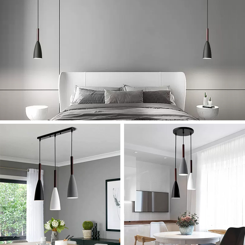 ⚡️มีของพร้อมส่ง⚡️LCMKR  led Pendant Lamps โคมระย้า สไตล์มินิมอล โคมไฟ โคมไฟเพดาน ร้านอาหาร/บาร์  โคมไฟระย้าสร้างสรรค์ - รูปที่ 6