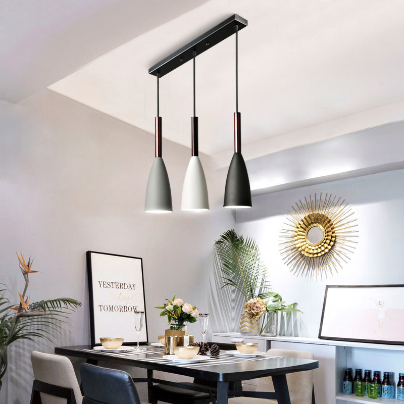 ⚡️มีของพร้อมส่ง⚡️LCMKR  led Pendant Lamps โคมระย้า สไตล์มินิมอล โคมไฟ โคมไฟเพดาน ร้านอาหาร/บาร์  โคมไฟระย้าสร้างสรรค์ - รูปที่ 3