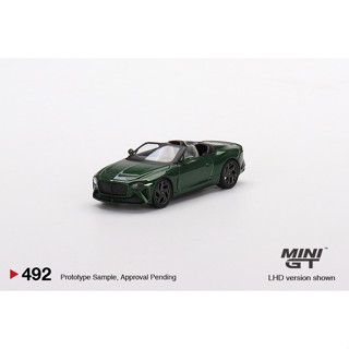 Mini GT No. 492-L Bentley Mulliner Bacalar Scarab Green