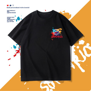 D251B (พร้อมส่ง）เสื้อยืดแขนสั้น สำหรับชายและหญิง.ลายแฟชั่นนานาชาติ ใส่เที่ยวออกกำลังกายได้