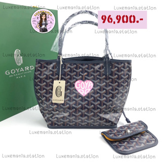 👜: New!! Goyard Mini Anjou in Navy with Heart Logo‼️ก่อนกดสั่งรบกวนทักมาเช็คสต๊อคก่อนนะคะ‼️