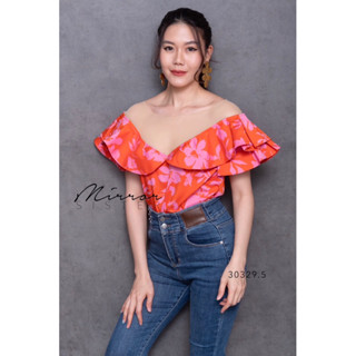 SoPHia FLoRA See-THRu BLoUSE•• เสื้อซีทรูระบายลายดอกสีสันแซ่บซ่าท้าSUMMeR ดีไซน์โดนใจสาวๆแน่นอน แต่งระบายสวย