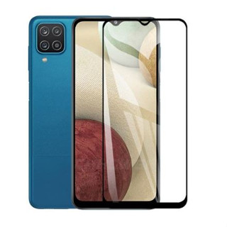 Protection case and Tempered Glass Full Coverage  ฟิล์มเเละเคสใส  ใช้กับรุ่น Samsung Galaxy A12/ M12